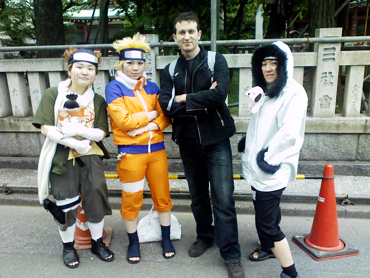 Cosplay de Naruto - con los buenos