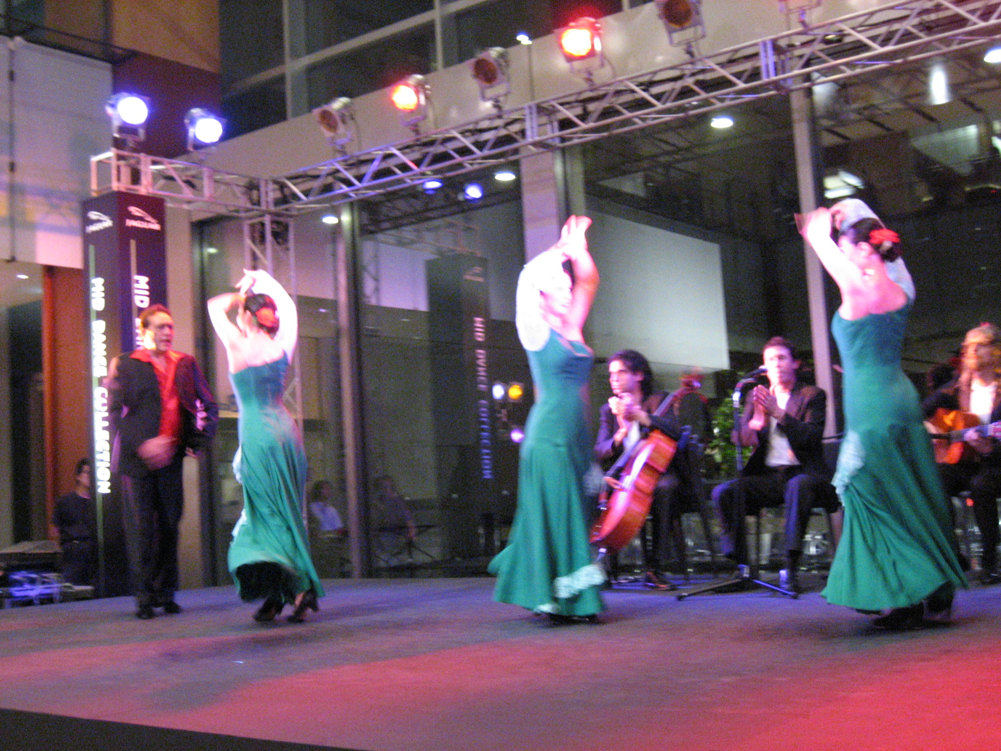 Espectáculo flamenco en Tokyo Midtown