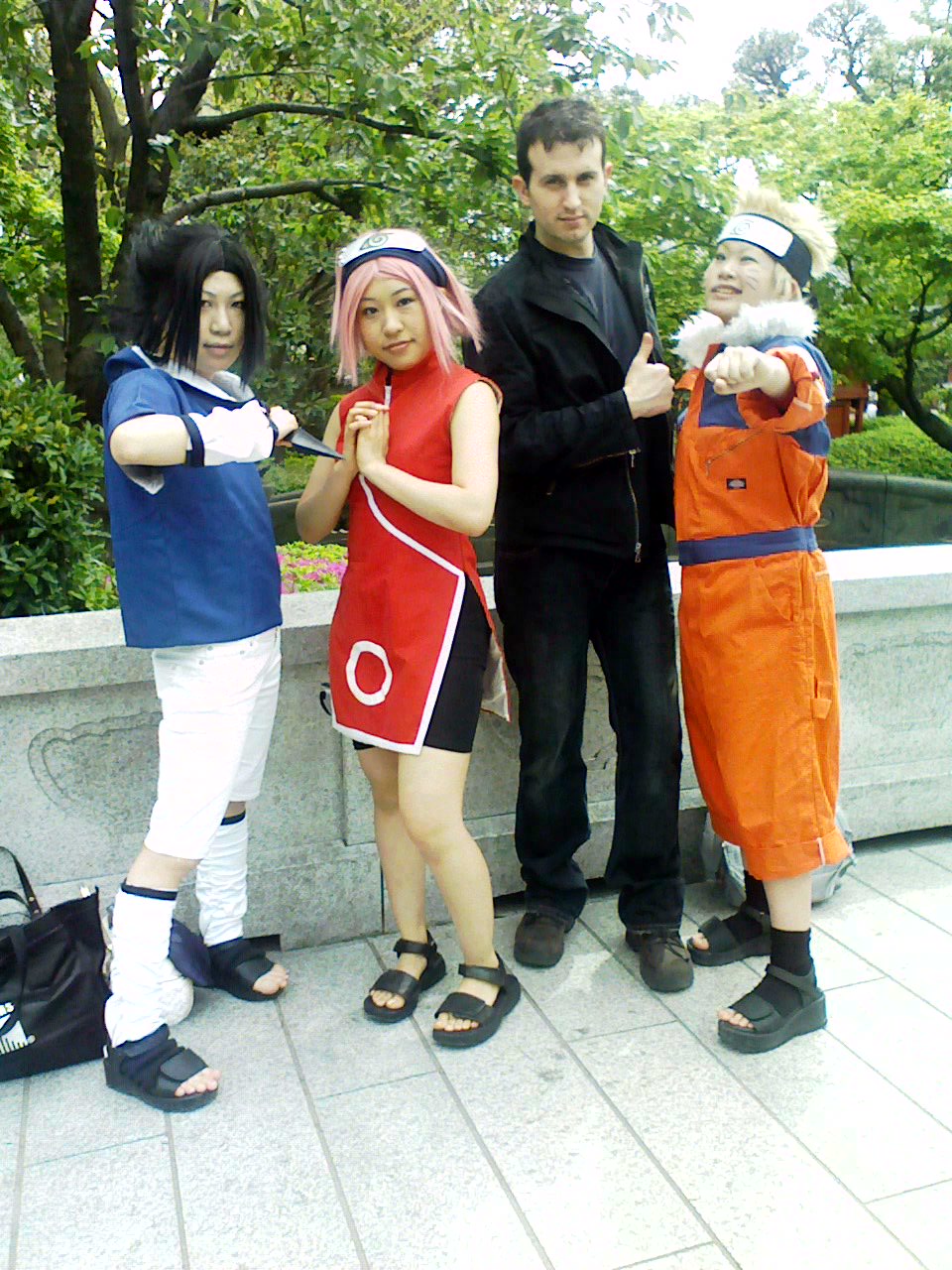 Cosplay de Naruto - con los buenos
